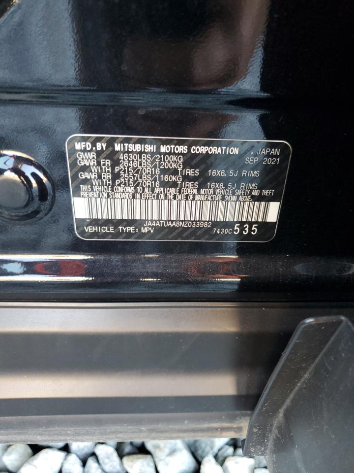 2022 MITSUBISHI ECLIPSE CROSS ES VIN:JA4ATUAA8NZ033982