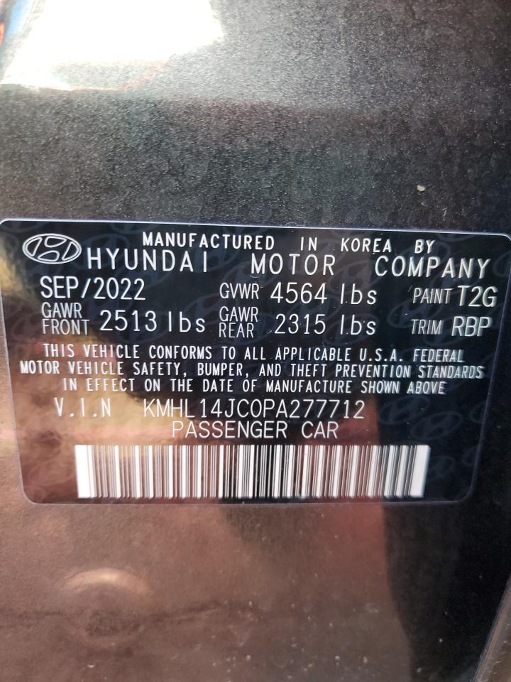 2023 HYUNDAI SONATA N LINE VIN:KMHL14JC0PA277712