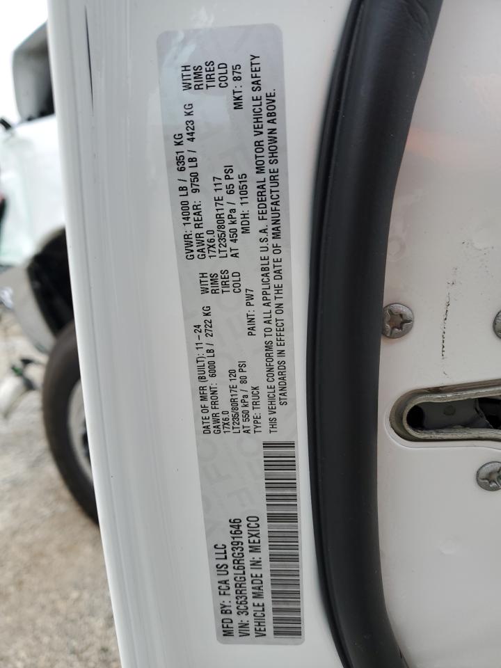 2024 RAM 3500 TRADESMAN VIN:3C63RRGL6RG391646