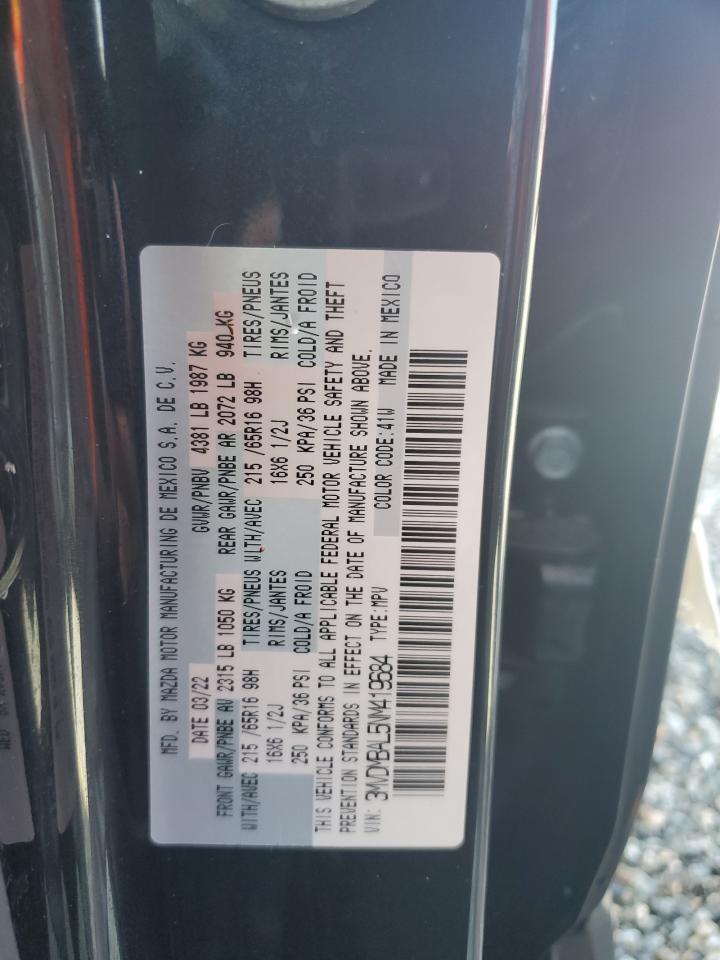2022 MAZDA CX-30 VIN:3MVDMBAL5NM419684
