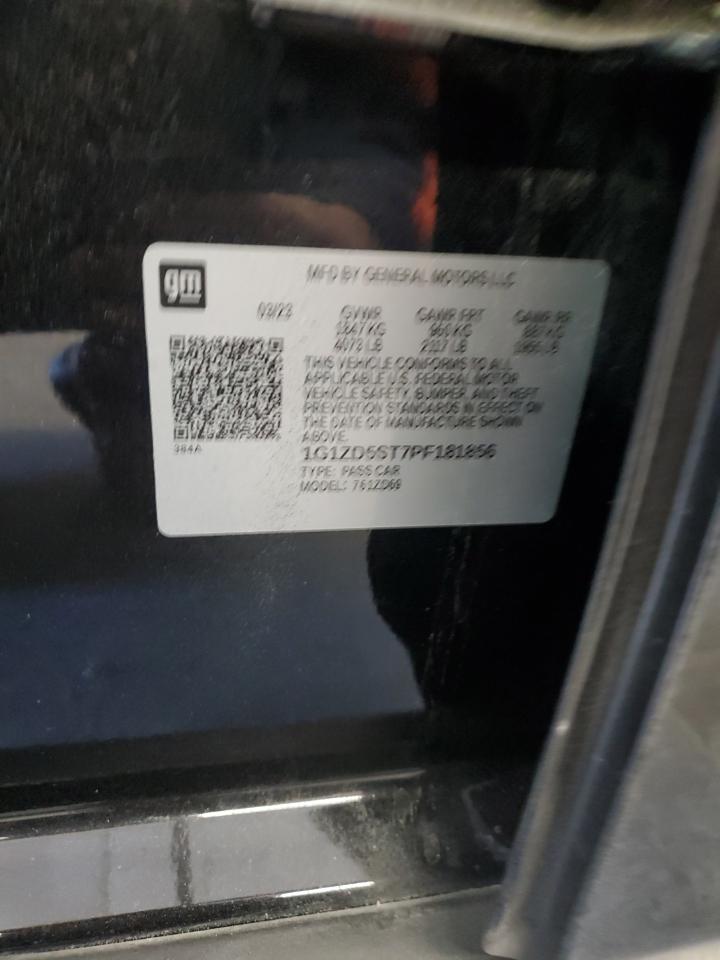 2023 CHEVROLET MALIBU LT VIN:1G1ZD5ST7PF181856