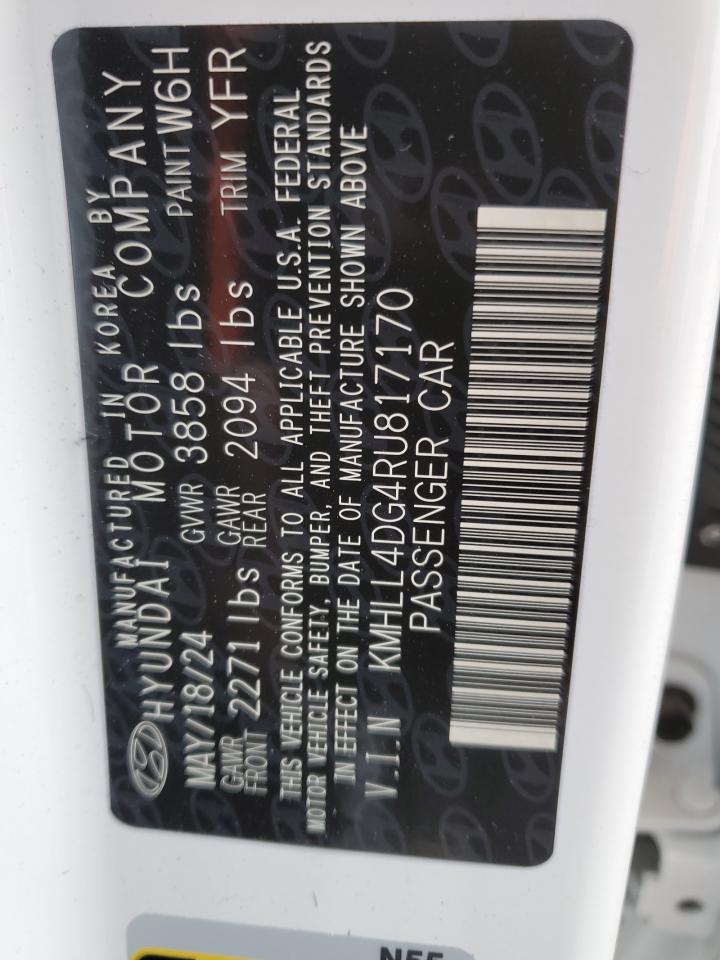 2024 HYUNDAI ELANTRA SE VIN:KMHLL4DG4RU817170