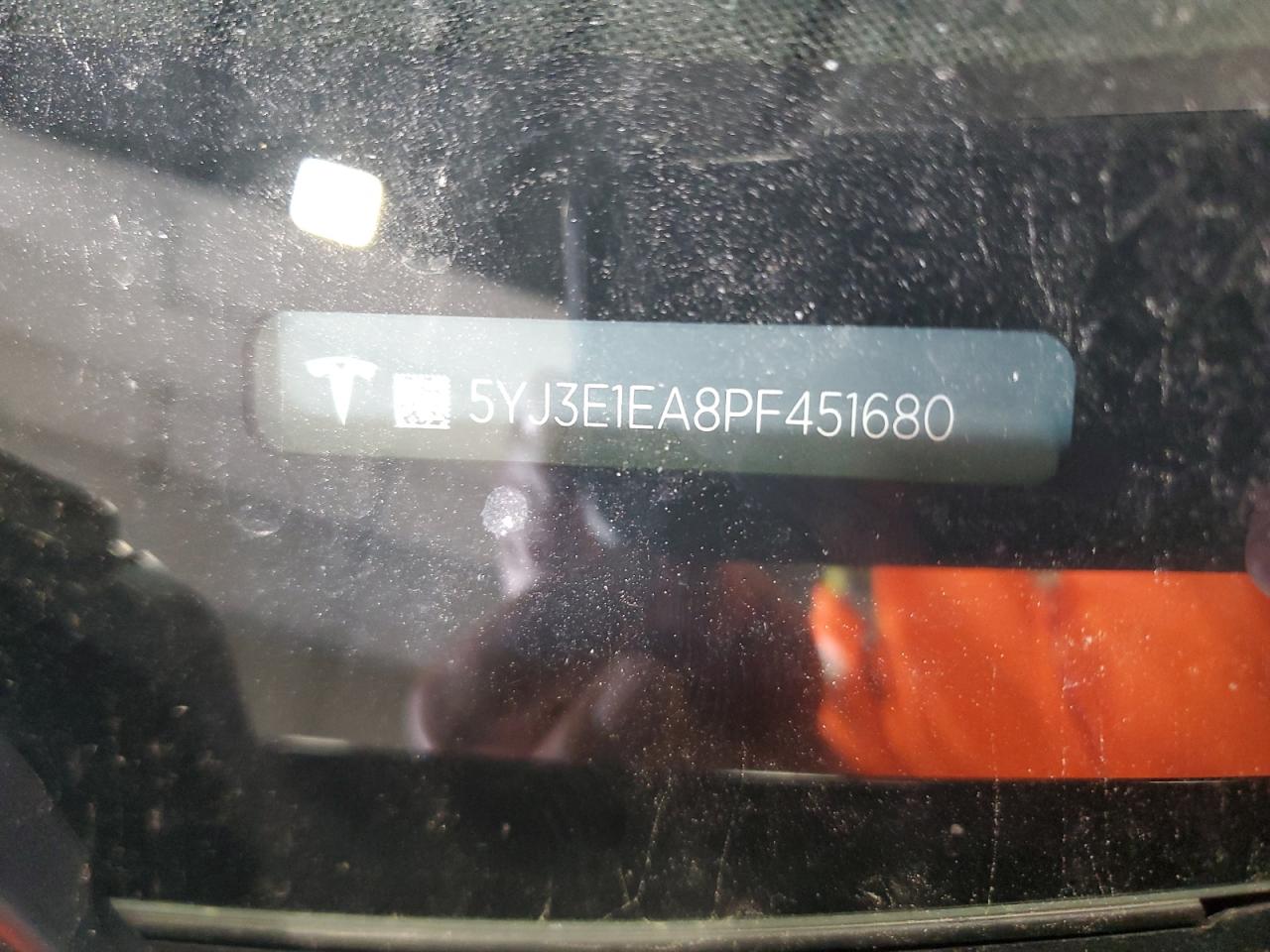 2023 TESLA MODEL 3 VIN:WP0AA2A8XNS255297