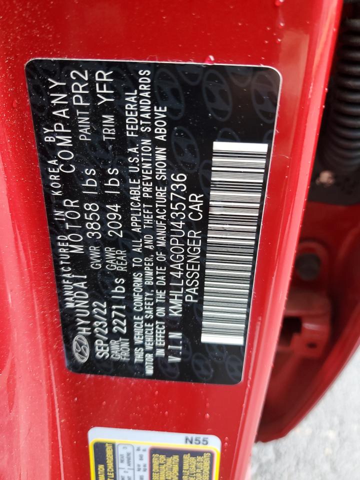 2023 HYUNDAI ELANTRA SE VIN:KMHLL4AG0PU435736