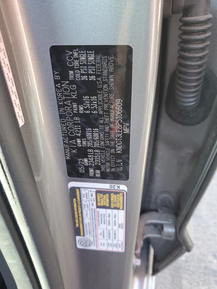 2023 KIA NIRO SX VIN:KNDCT3LE8P5106609