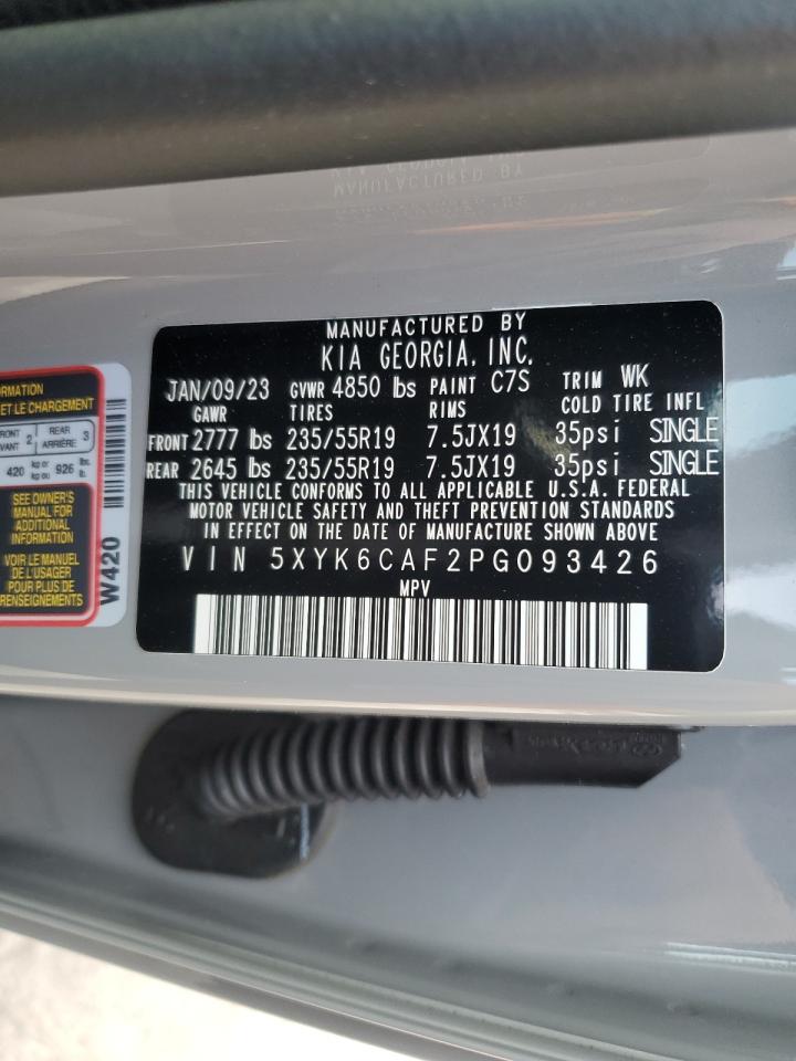 2023 KIA SPORTAGE X LINE VIN:5XYK6CAF2PG093426