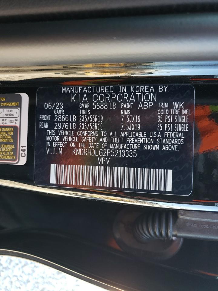 2023 KIA SORENTO EX VIN:KNDRHDLG2P5213335