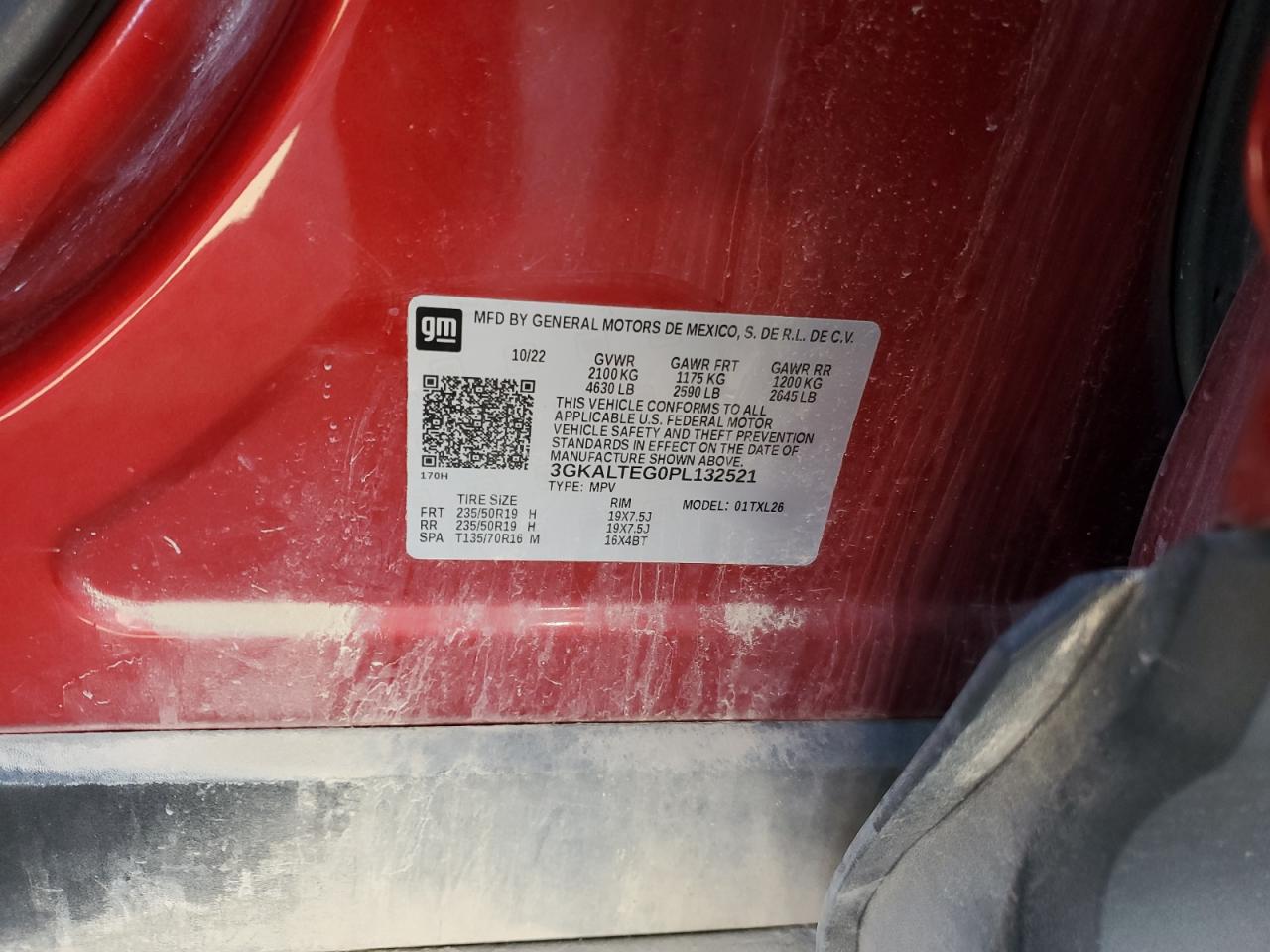 2023 GMC TERRAIN SLE VIN:1FMNU43S32ED21966