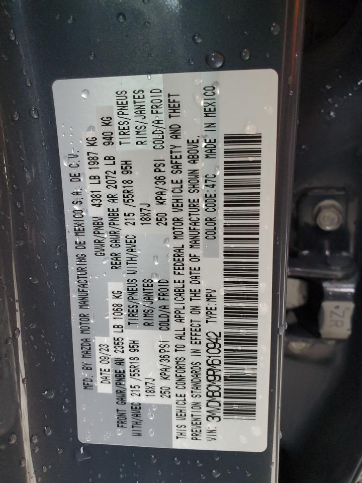 2024 MAZDA CX-30 PREFERRED VIN:3MVDMBCM9RM610942