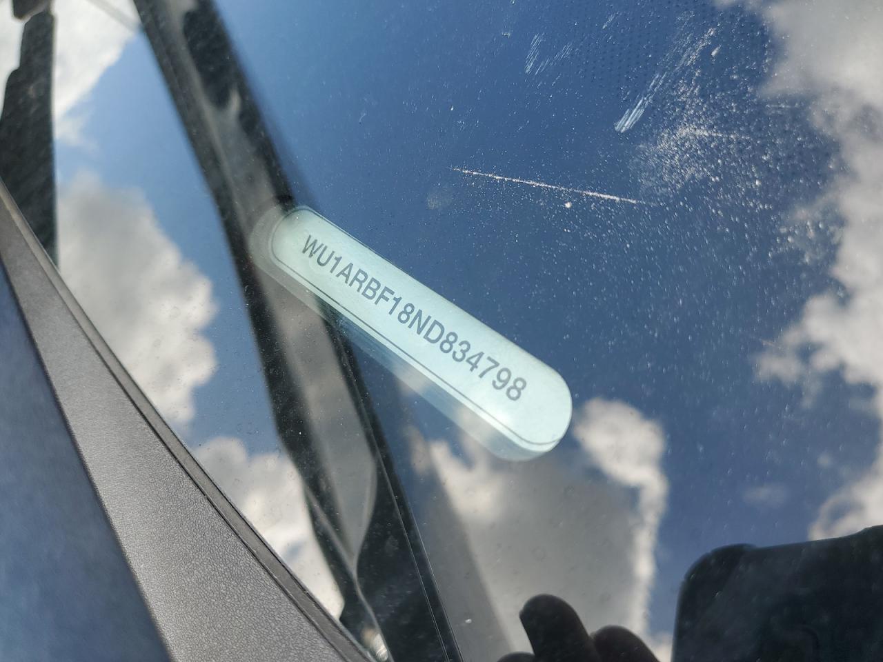 2022 AUDI RS Q8 VIN:WU1ARBF16ND009570