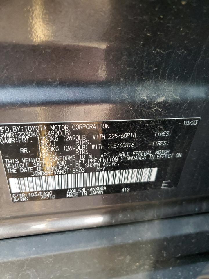 2024 TOYOTA RAV4 LIMITED VIN:JTMD6RFV6RD116803