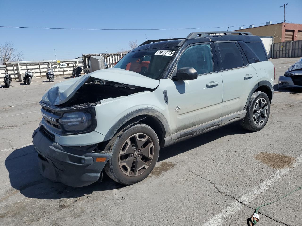 2022 FORD BRONCO SPORT OUTER BANKS VIN:3FMCR9C61NRD55088