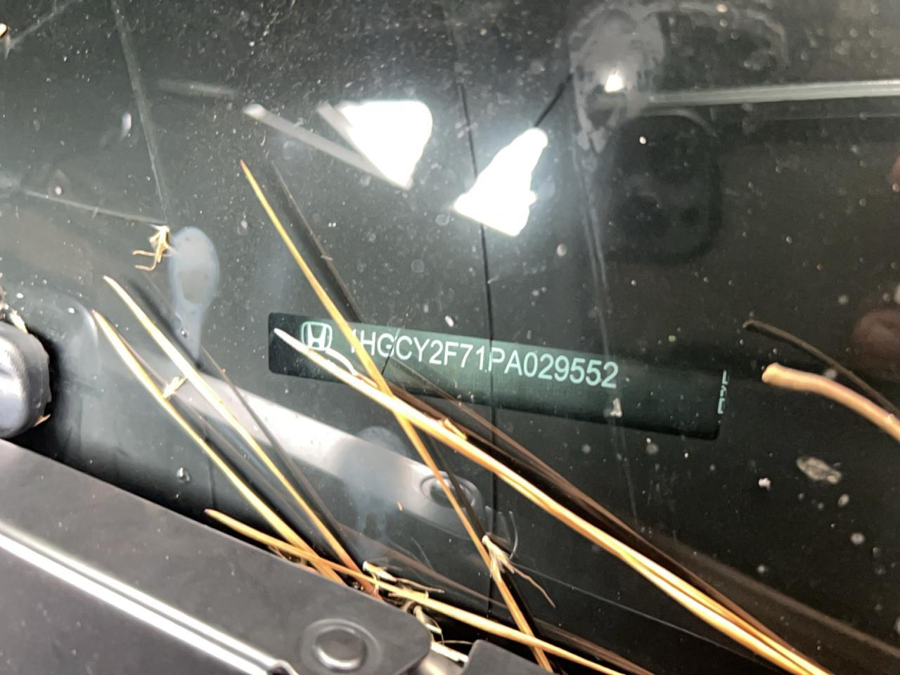 2023 HONDA ACCORD HYBRID SPORT-L VIN:1HGCY2F71PA029552