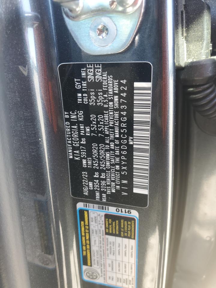 2024 KIA TELLURIDE S VIN:5XYP6DGC5RG437424