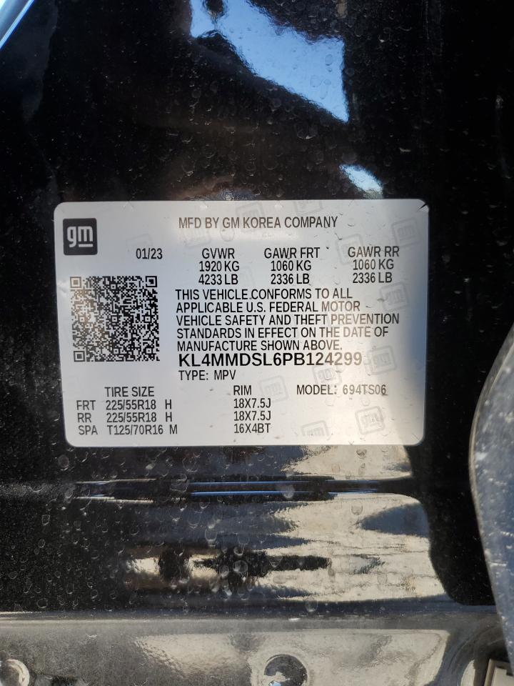 2023 BUICK ENCORE GX SELECT VIN:KL4MMDSL6PB124299