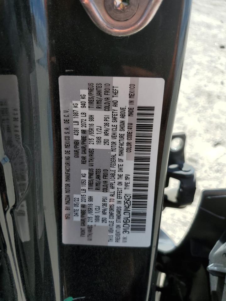 2022 MAZDA CX-30 VIN:3MVDMBAL0NM426431