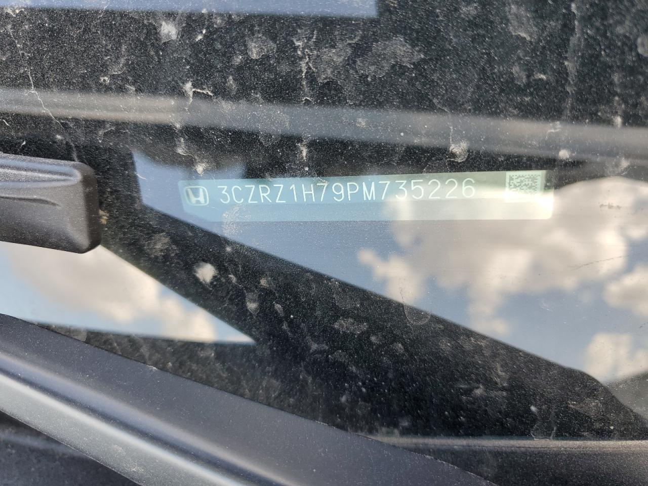 2023 HONDA HR-V EXL VIN:3CZRZ1H79PM735226