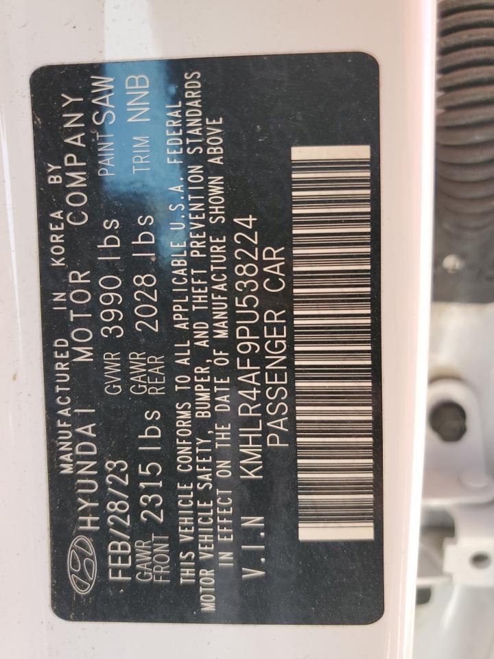 2023 HYUNDAI ELANTRA N LINE VIN:KMHLR4AF9PU538224