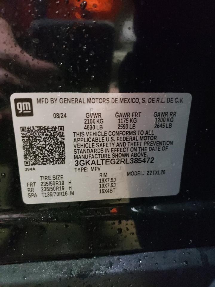 2024 GMC TERRAIN SLE VIN:3GKALTEG2RL385472