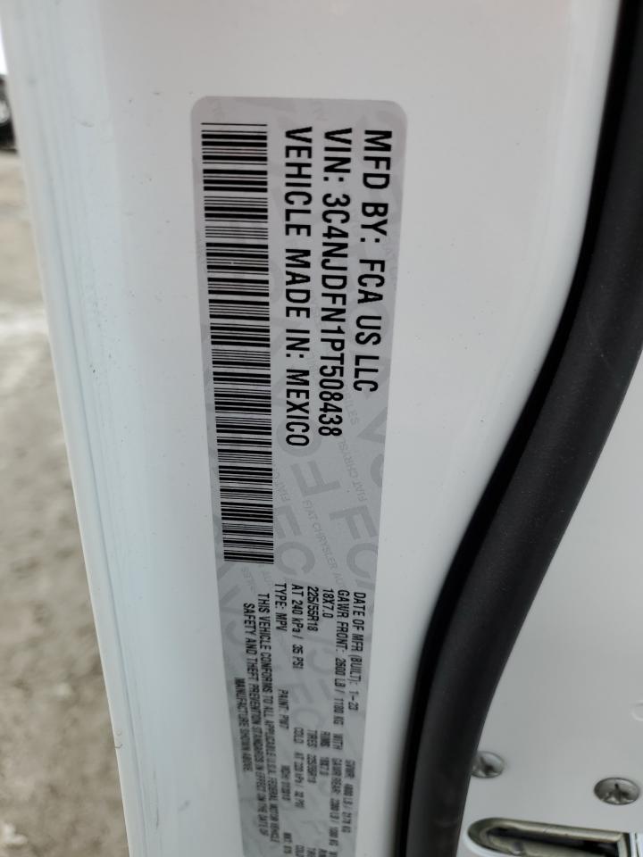 2023 JEEP COMPASS LATITUDE LUX VIN:3C4NJDFN1PT508438
