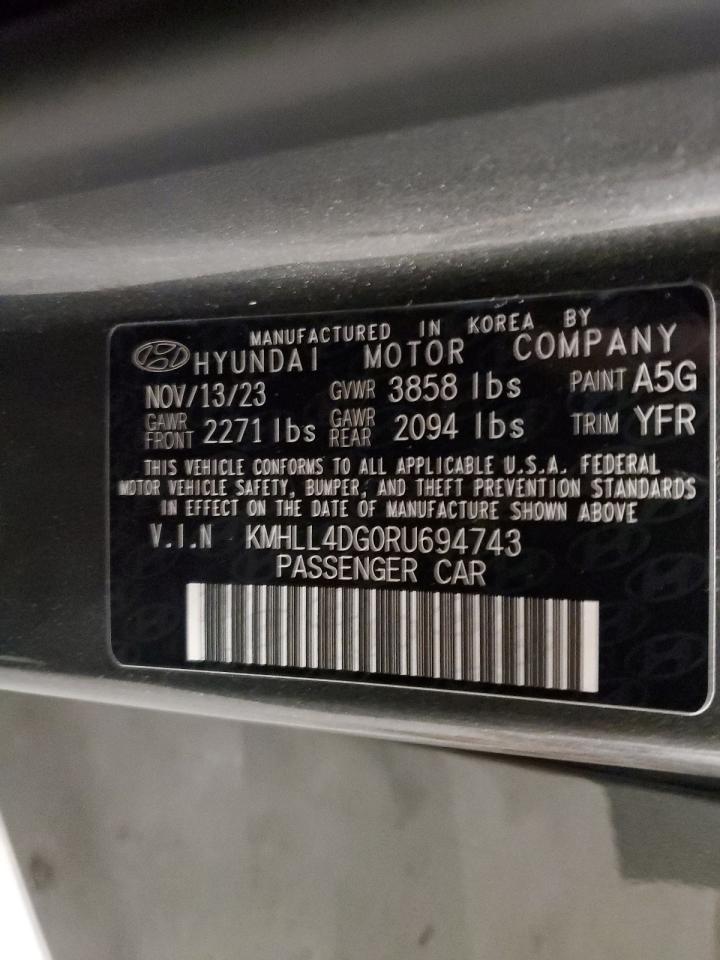 2024 HYUNDAI ELANTRA SE VIN:KMHLL4DG0RU694743