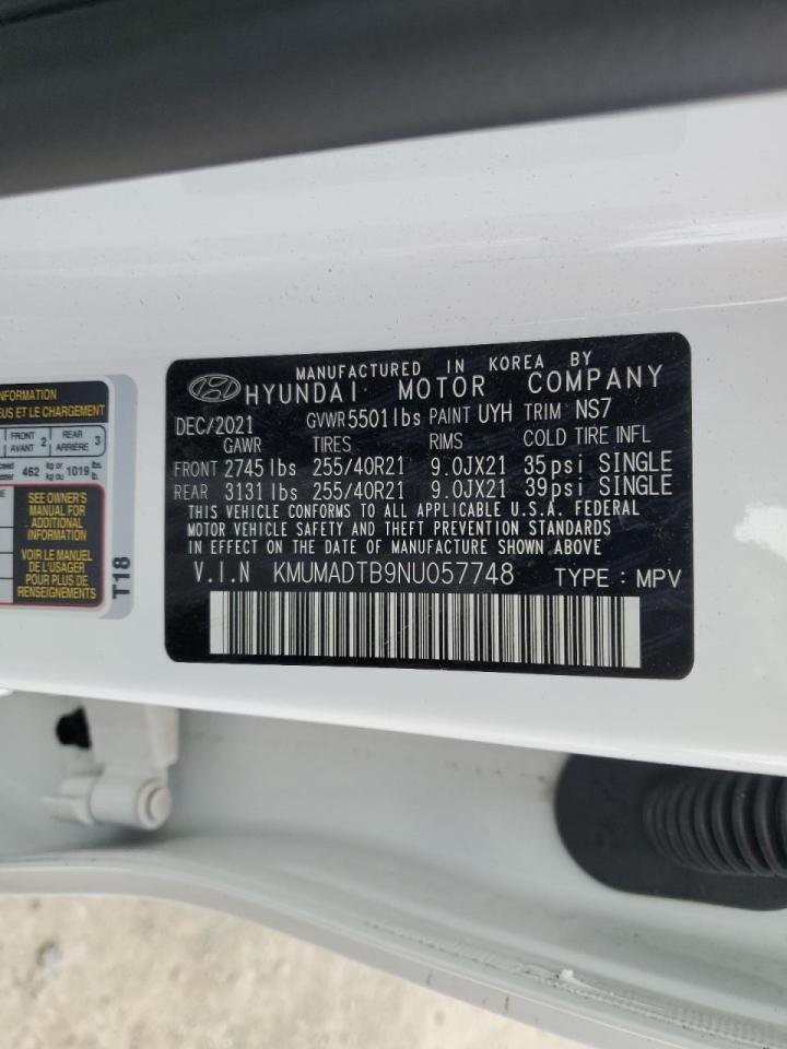 2022 GENESIS GV70 BASE VIN:KMUMADTB9NU057748