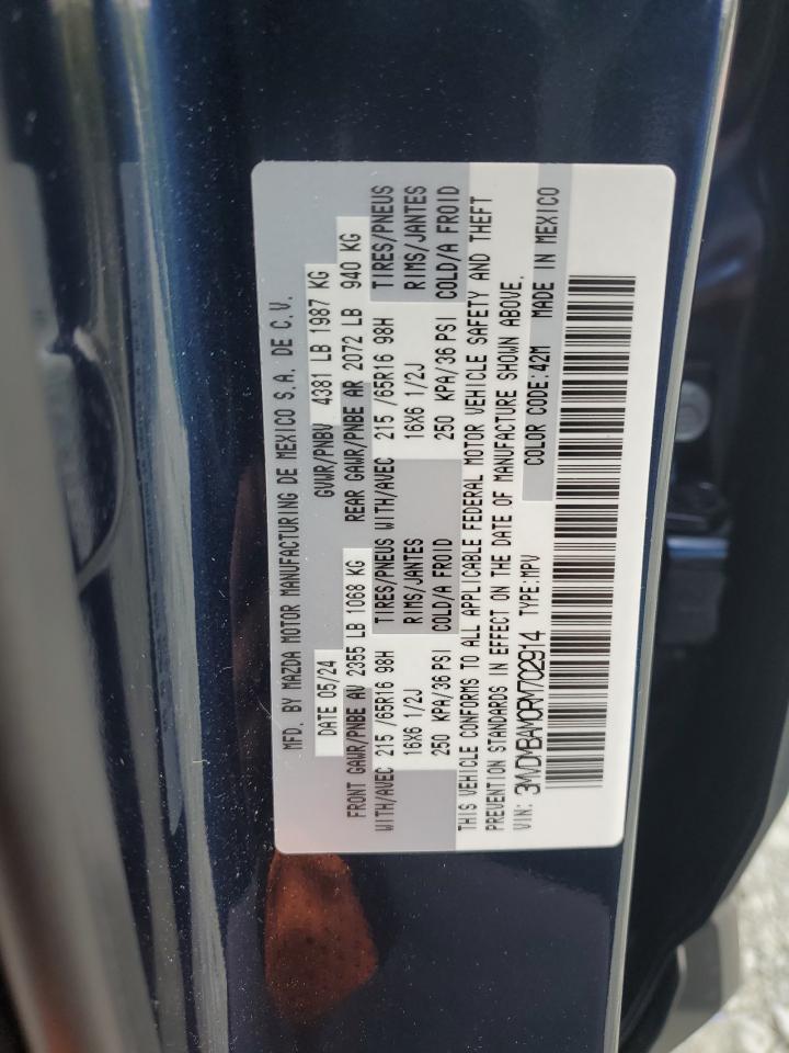 2024 MAZDA CX-30 VIN:3MVDMBAM0RM702914