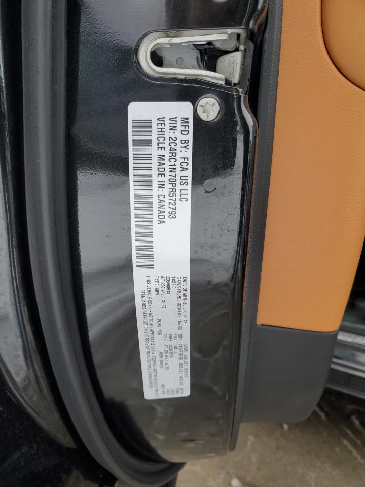 2023 CHRYSLER PACIFICA HYBRID PINNACLE VIN:2C4RC1N70PR572793