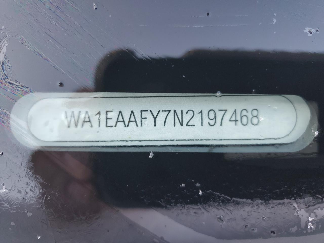 2022 AUDI Q5 PREMIUM VIN:WA1EAAFY7N2197468