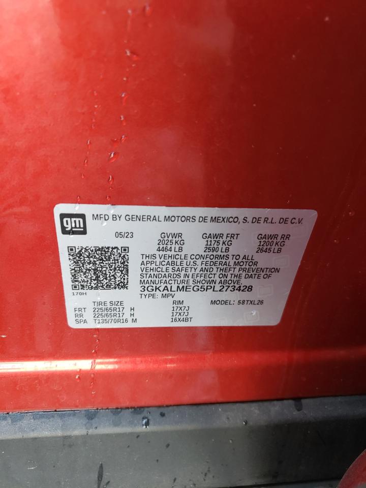 2023 GMC TERRAIN SLE VIN:3GKALMEG5PL273428
