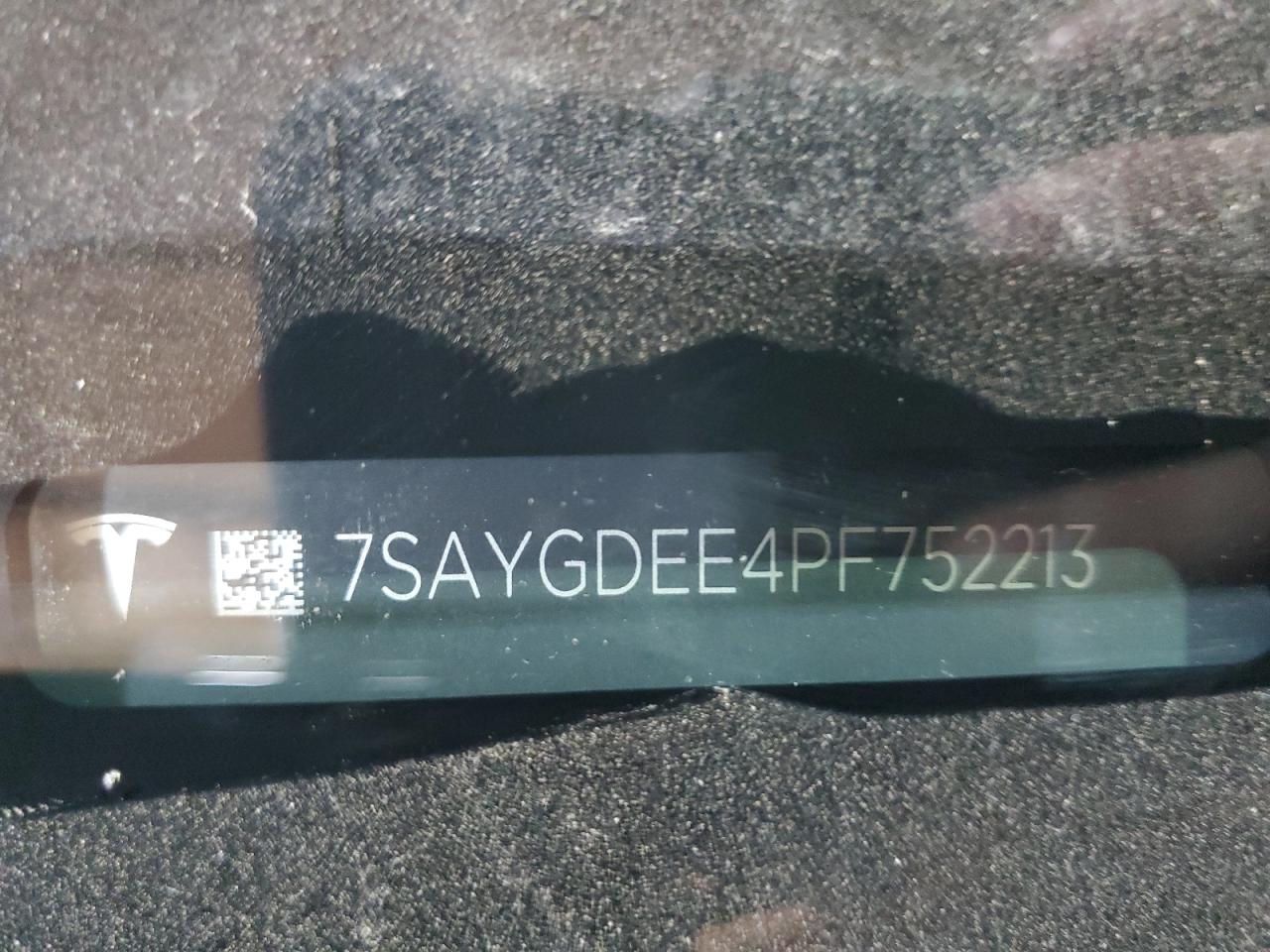 2023 TESLA MODEL Y VIN:7SAYGDEE4PF752213