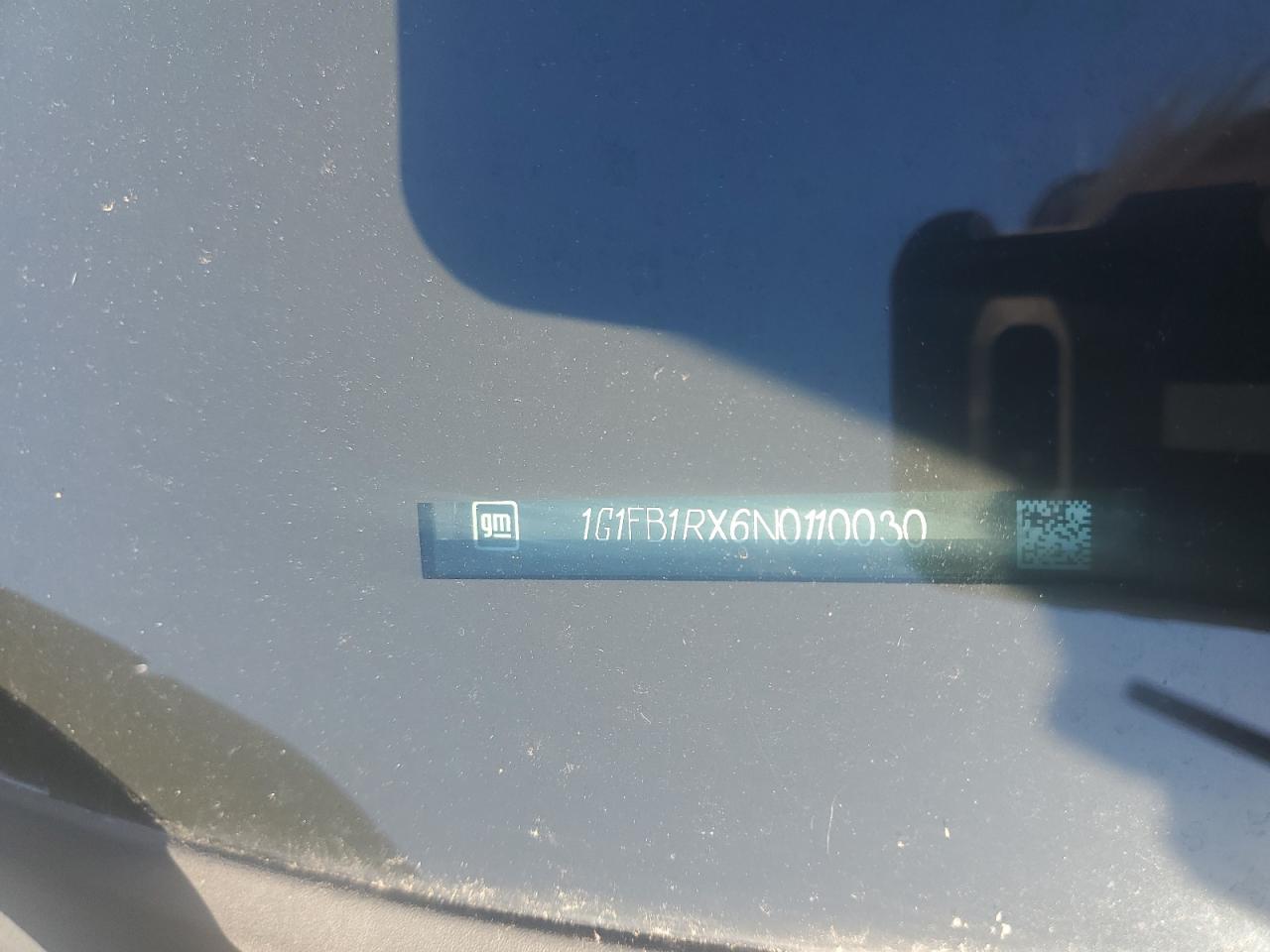 2022 CHEVROLET CAMARO LS VIN:1G1FB1RX6N0110030