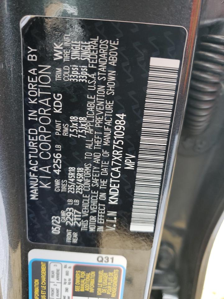 2024 KIA SELTOS SX VIN:KNDETCA7XR7510984
