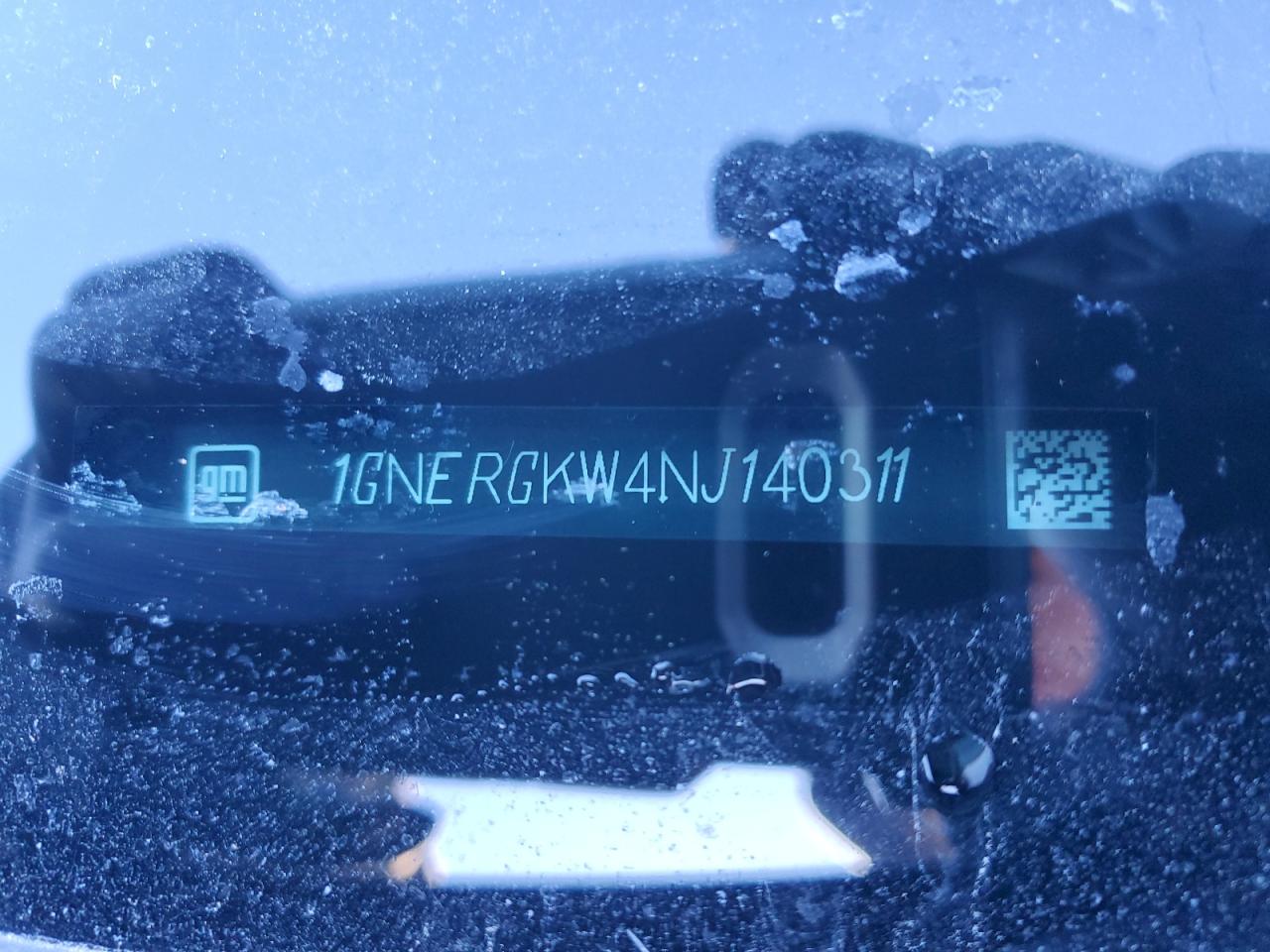 2022 CHEVROLET TRAVERSE LT VIN:1GNERGKW4NJ140311