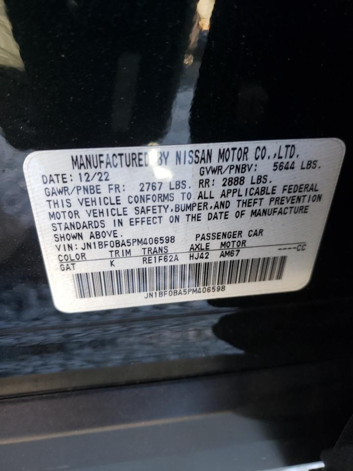 2023 NISSAN ARIYA EVOLVE+ VIN:JN1BF0BA5PM406598