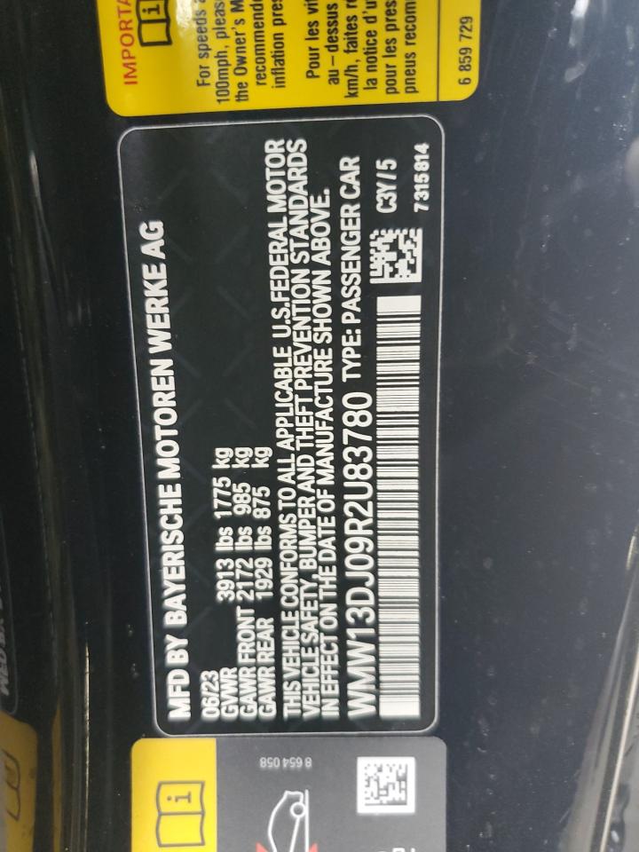 2024 MINI COOPER SE VIN:WMW13DJ09R2U83780