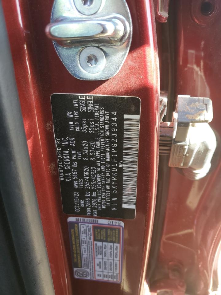 2023 KIA SORENTO SX VIN:5XYRKDLF1PG239344
