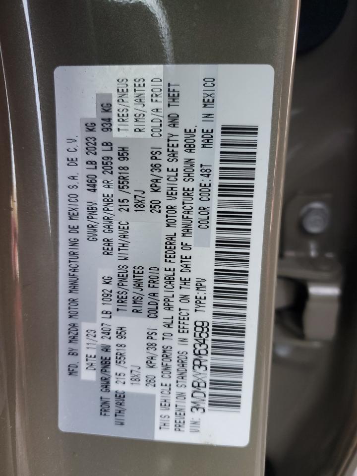 2024 MAZDA CX-30 CARBON TURBO VIN:1GNERGKW7KJ318482
