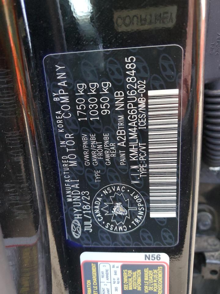 2023 HYUNDAI ELANTRA SEL VIN:KMHLM4AG6PU628485