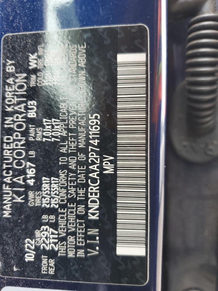 2023 KIA SELTOS EX VIN:KNDERCAA2P7411695