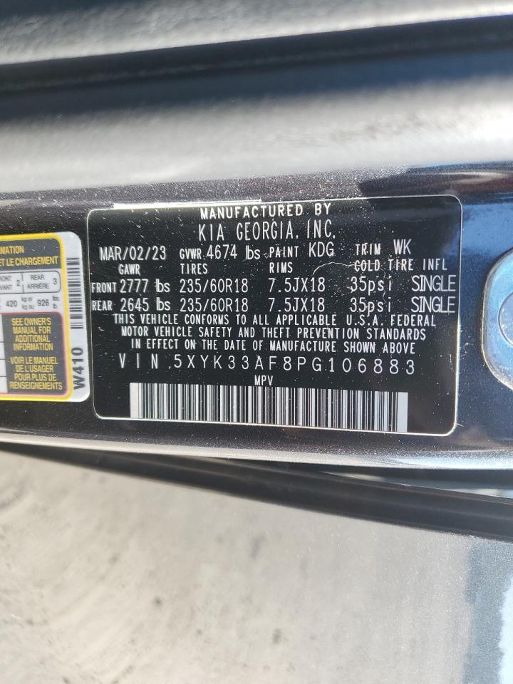 2023 KIA SPORTAGE EX VIN:5XYK33AF8PG106883