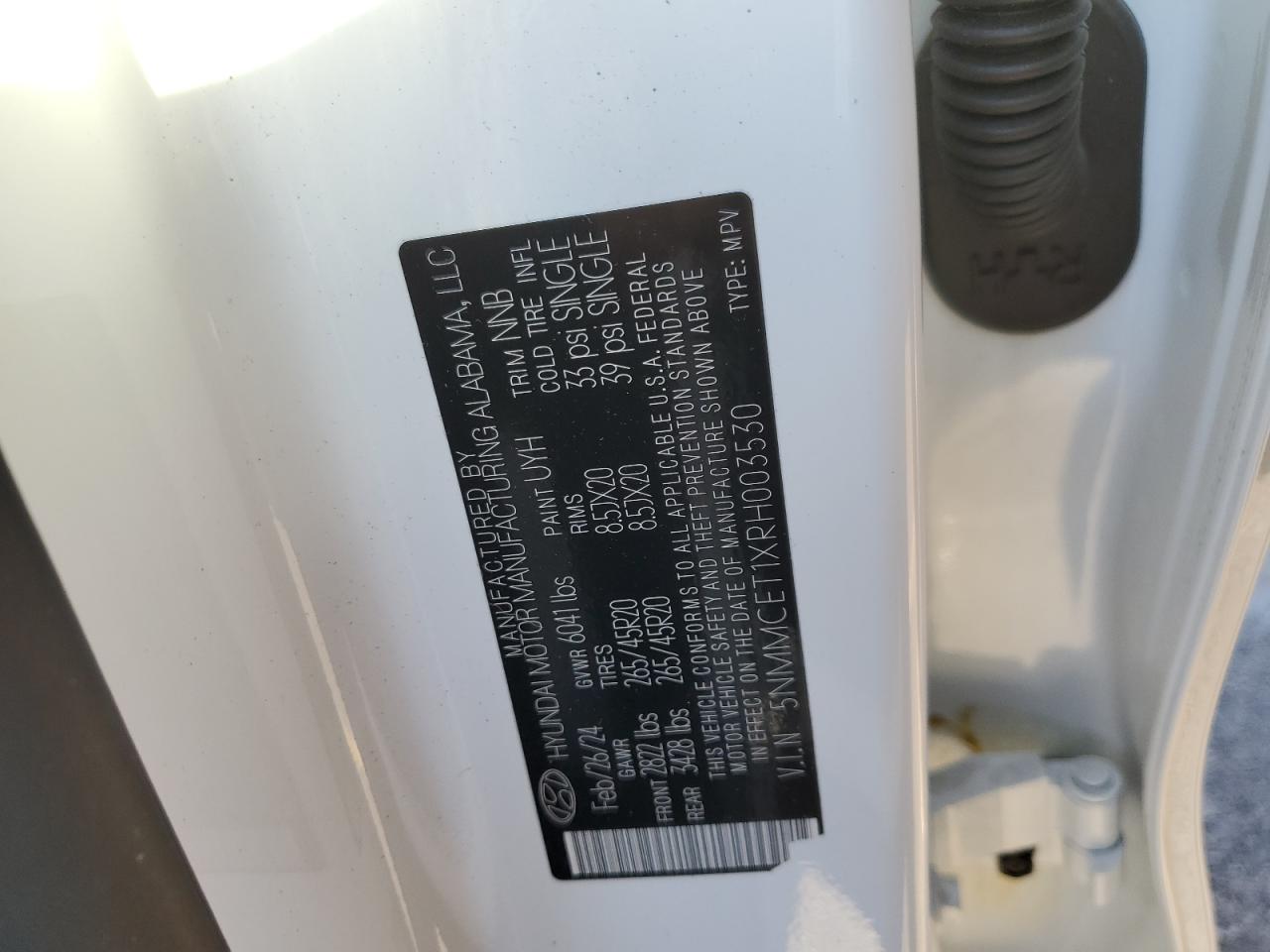 2024 GENESIS GV70 ADVANCED VIN:5NMMCET1XRH003530