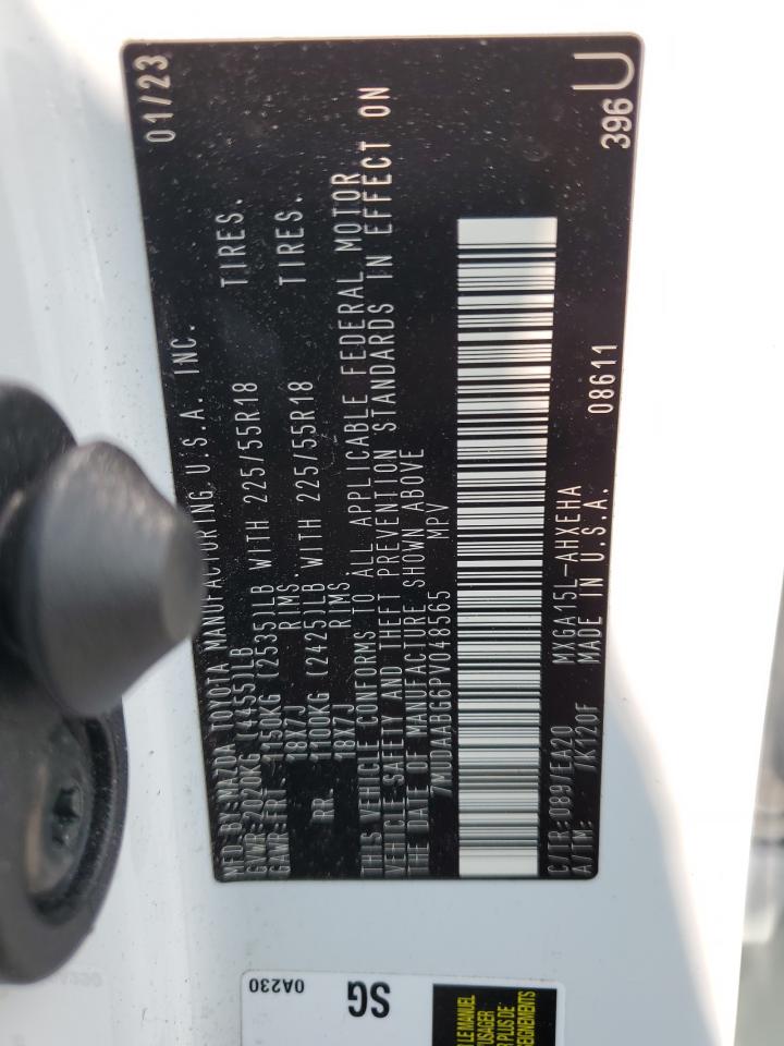 2023 TOYOTA COROLLA CROSS XLE VIN:7MUDAABG6PV048565