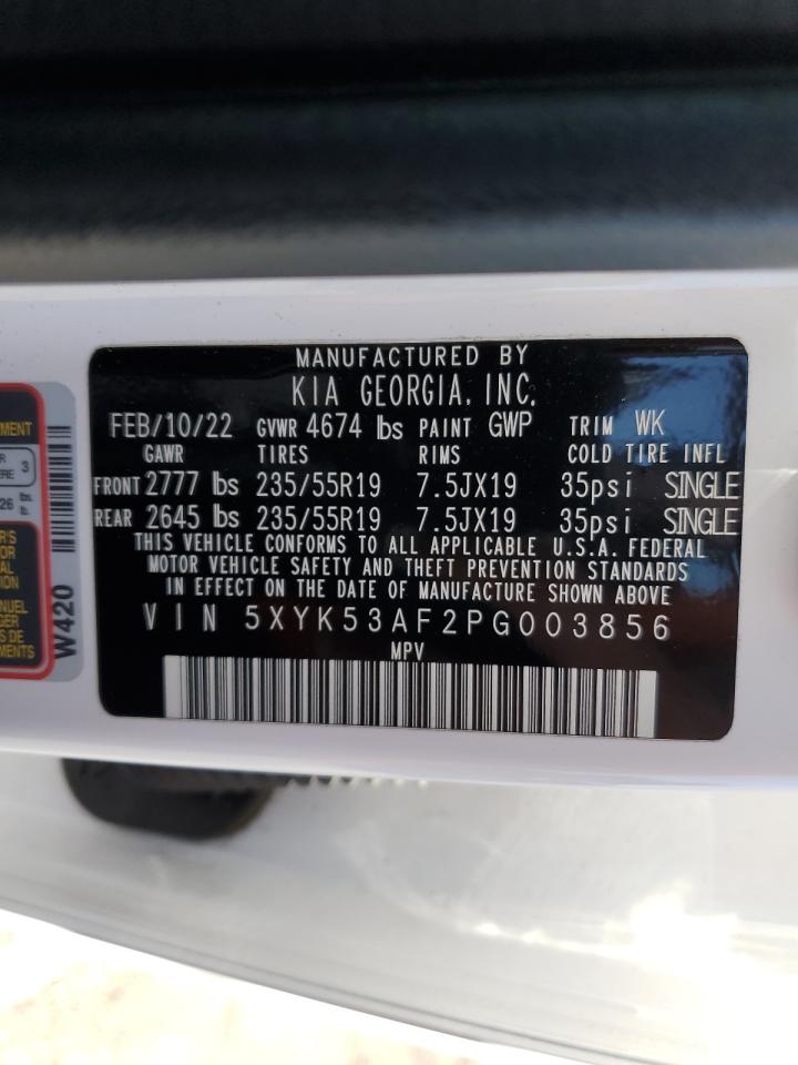 2023 KIA SPORTAGE SX PRESTIGE VIN:5XYK53AF2PG003856