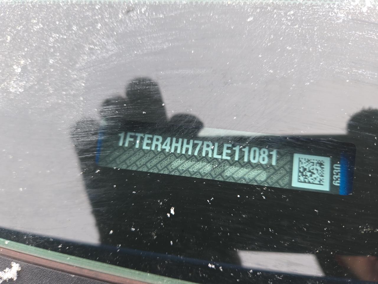 2024 FORD RANGER XLT VIN:1FTER4HH7RLE11081