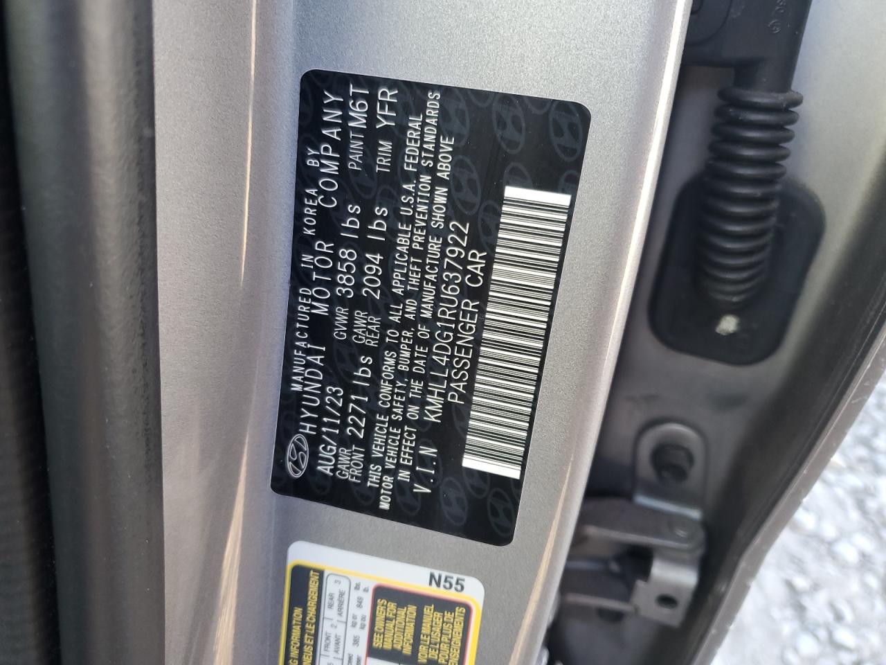 2024 HYUNDAI ELANTRA SE VIN:3GTU2NEC6GG136635