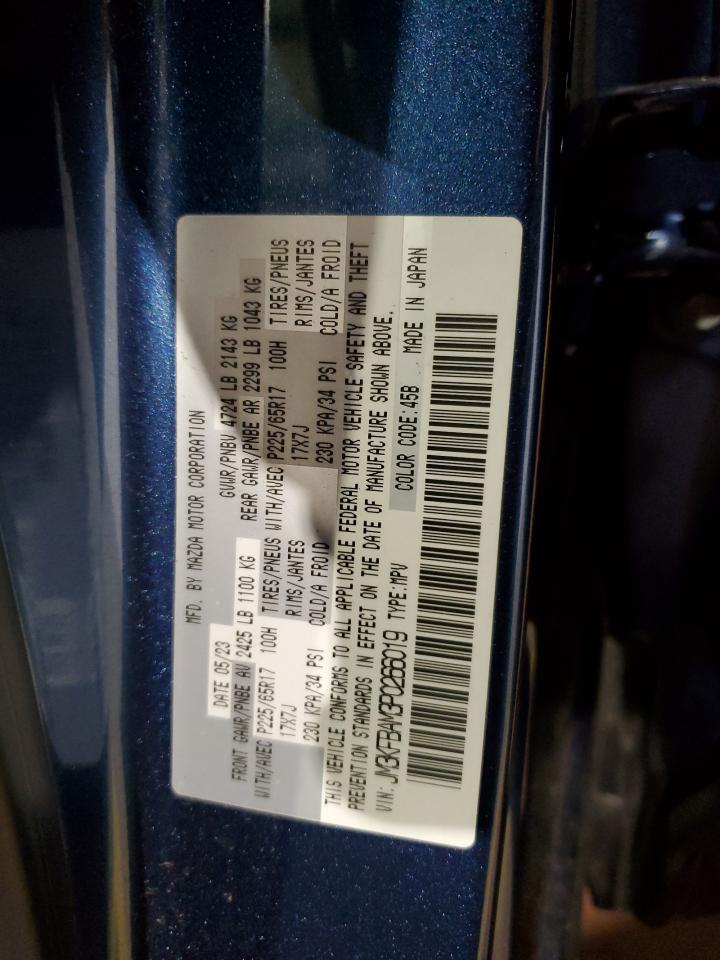 2023 MAZDA CX-5 VIN:JM3KFBAM3P0266019