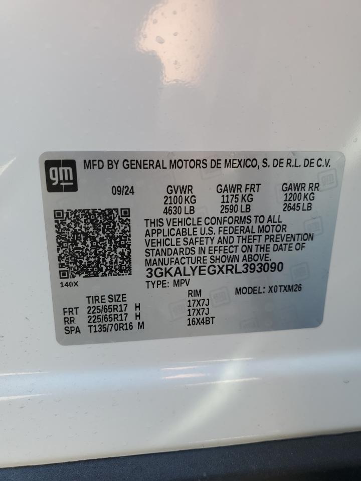 2024 GMC TERRAIN AT4 VIN:3GKALYEGXRL393090