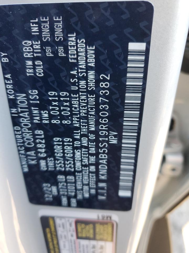 2024 KIA EV9 LIGHT VIN:KNDAB5S19R6037382