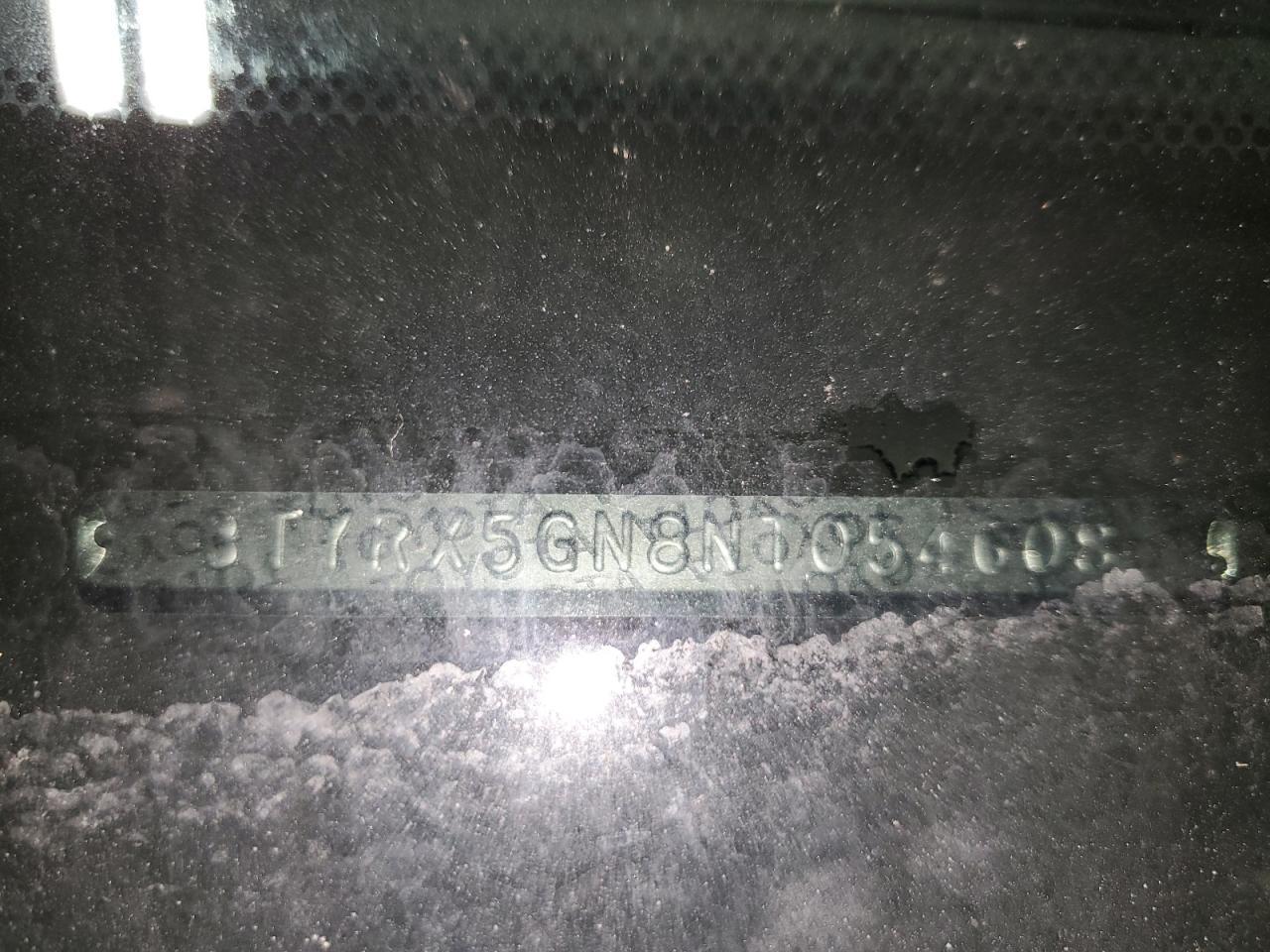 2022 TOYOTA TACOMA ACCESS CAB VIN:3TYRX5GN8NT054608